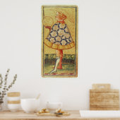 コインのページ，タロットカードのパックから ポスター (キッチン)