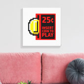 コインの挿入遊先 キャンバスプリント (インサイチュ (リビング))