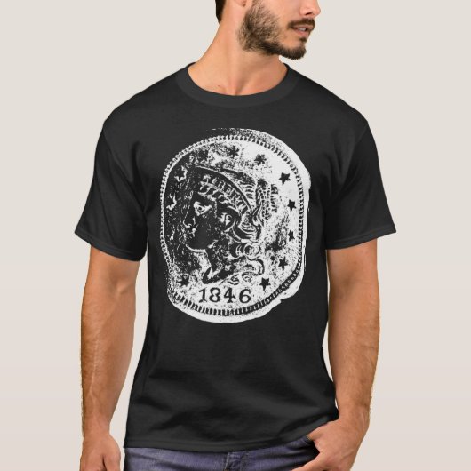コインのTシャツの理想的なギフトを集めるコイン Tシャツ (正面)