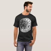 コインのTシャツの理想的なギフトを集めるコイン Tシャツ (正面フル)