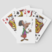 コインを裏返す人 トランプ (裏面)