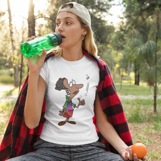 コインを裏返す人 Tシャツ