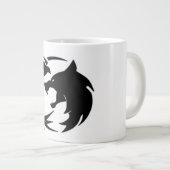 コインを魔術師に投げる ジャンボコーヒーマグカップ (正面右)