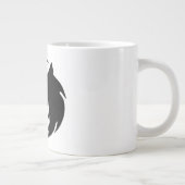 コインを魔術師に投げる ジャンボコーヒーマグカップ (右)