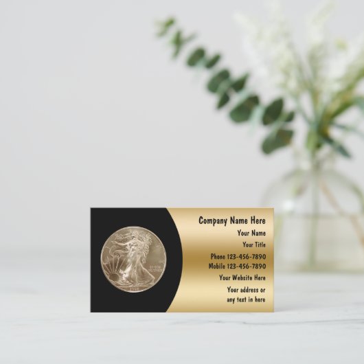 コインコレクターの名刺 名刺 (スタンド正面)