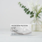 コインコレクターディーラー投資の名刺 名刺 (スタンド正面)