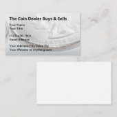 コインコレクターディーラー投資の名刺 名刺 (正面/裏面)