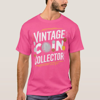 コインコレクター コイン収集と貨幣収集家 Tシャツ