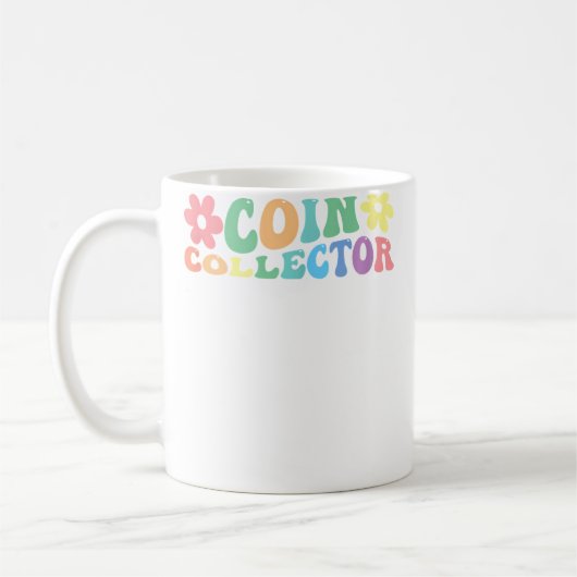 コインコレクター コイン収集 コイノロジスト コーヒーマグカップ (左)