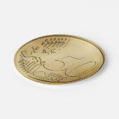 コインコースター：カスタマイズ可能なドリンクアクセサリー ペーパープレート (アングル)