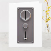 コインスロットファサード・カード カード (黄色い花)