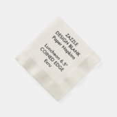 コインパーソナライズされたドエッジルンチョン紙ナプキンス 縁ありカクテルナプキン (角)