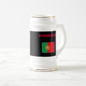 コインブラポルトガルビールステイン ビールジョッキ (正面右)