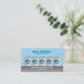 コインランドリーの名刺 名刺 (スタンド正面)