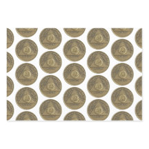 コイン上のSober Recovery Anniversaryオウム