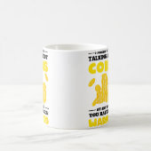 コイン収集おもしろ格言 レアコイン収集家 コーヒーマグカップ (中央)