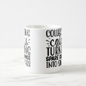 コイン収集で小銭を物語に変える コーヒーマグカップ (中央)