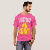 コイン収集の話に夢中 Tシャツ (正面フル)