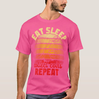 コイン収集趣味 ペニーコイン 愛好家 コインコレクション Tシャツ