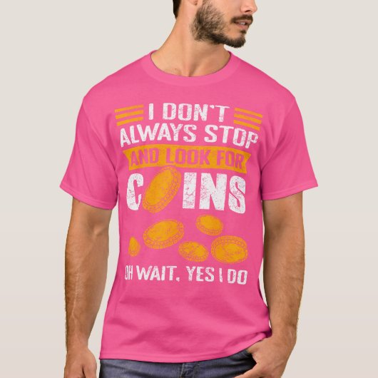 コイン収集 お金 貨幣学 Tシャツ (正面)