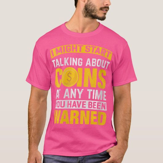 コイン収集 コレクター コイン収集家 面白い コイン C Tシャツ (正面)