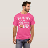 コイン収集 私のコインには計画がある おもしろN Tシャツ (正面フル)
