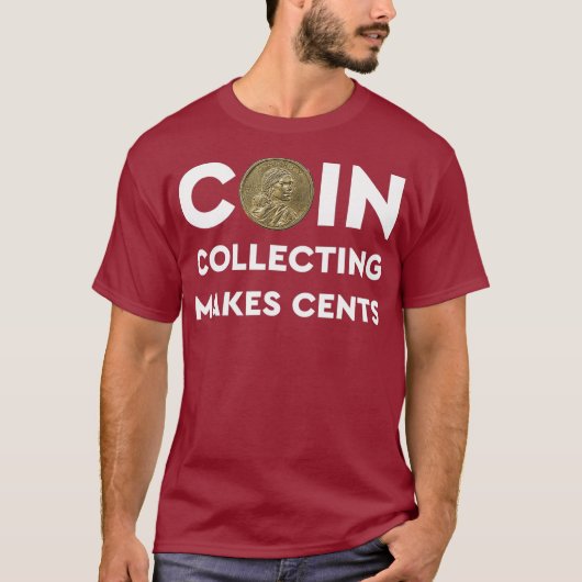 コイン回収はセントTを貨幣化する Tシャツ (正面)