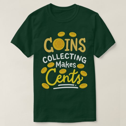 コイン回収コイン回収機 Tシャツ (デザイン正面)