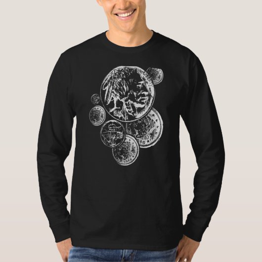 コイン回収ナンバーマティクスファン Tシャツ (正面)