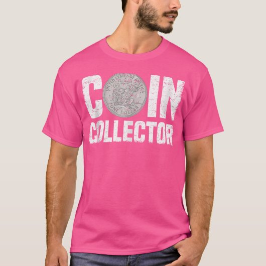 コイン回収機の貨幣回収 Tシャツ (正面)