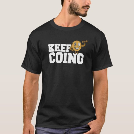 コイン回収金貨幣回収貨幣趣味 Tシャツ (正面)