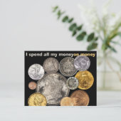 コイン回収：私はお金を使い果たす ポストカード (スタンド正面)