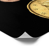 コイン回収：私はお金を全て金に使う ポスター (角)