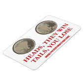 コイン投げ マグネット (左側)