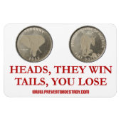 コイン投げ マグネット (横)