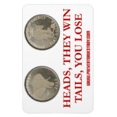 コイン投げ マグネット (縦)