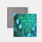 コイン磁石とベリーダンスお尻スカーフ マグネット (正面/裏面)