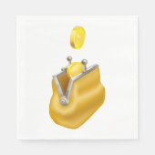 コイン財布ナプキン スタンダードランチョンナプキン (正面)