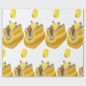 コイン財布マネーラッピング紙 ラッピングペーパー (フラット)