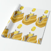 コイン財布マネーラッピング紙 ラッピングペーパー (アンロールド)