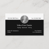 コイン販売業者名刺 名刺 (正面)