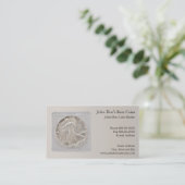 コイン販売業者名刺 名刺 (スタンド正面)