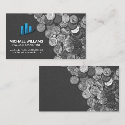 コイン | バー図 名刺 (正面/裏面)