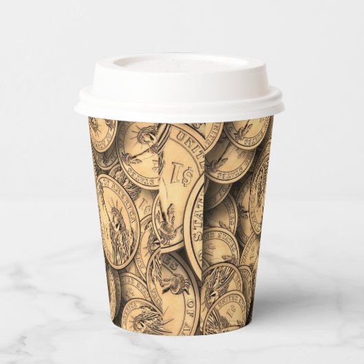 コイン 紙コップ (左)