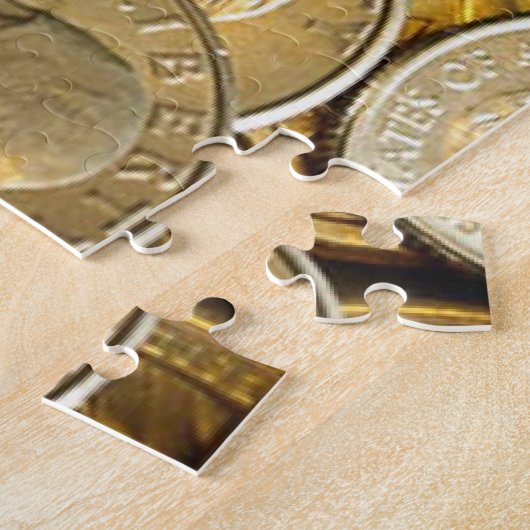 コイン |通貨 ジグソーパズル (側面)