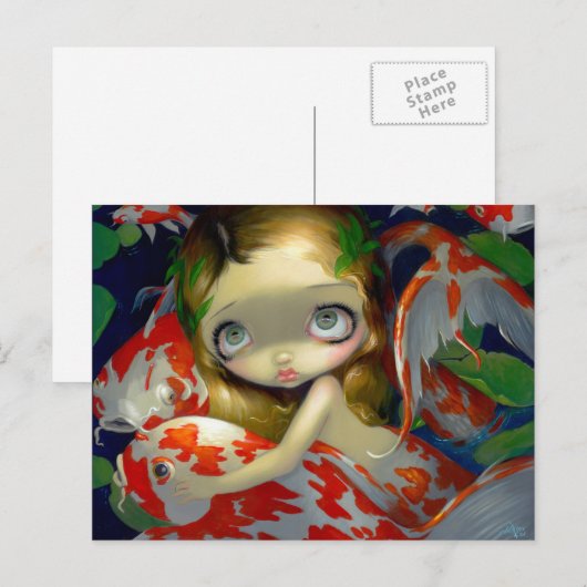 「コイ中」はがき ポストカード (正面/裏面)