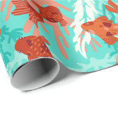 コイ及び金魚の包み紙 ラッピングペーパー (ロールコーナー)