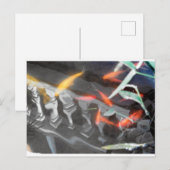 コイ反射 ポストカード (正面/裏面)