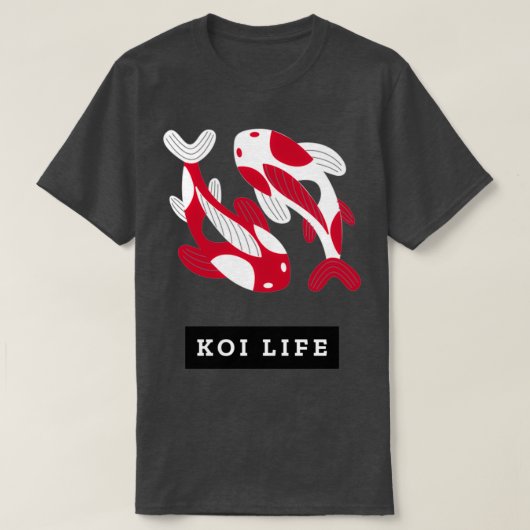 コイ寿命 Tシャツ (デザイン正面)