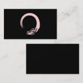 コイ日本のかわいいエンソサークル 名刺 (正面/裏面)